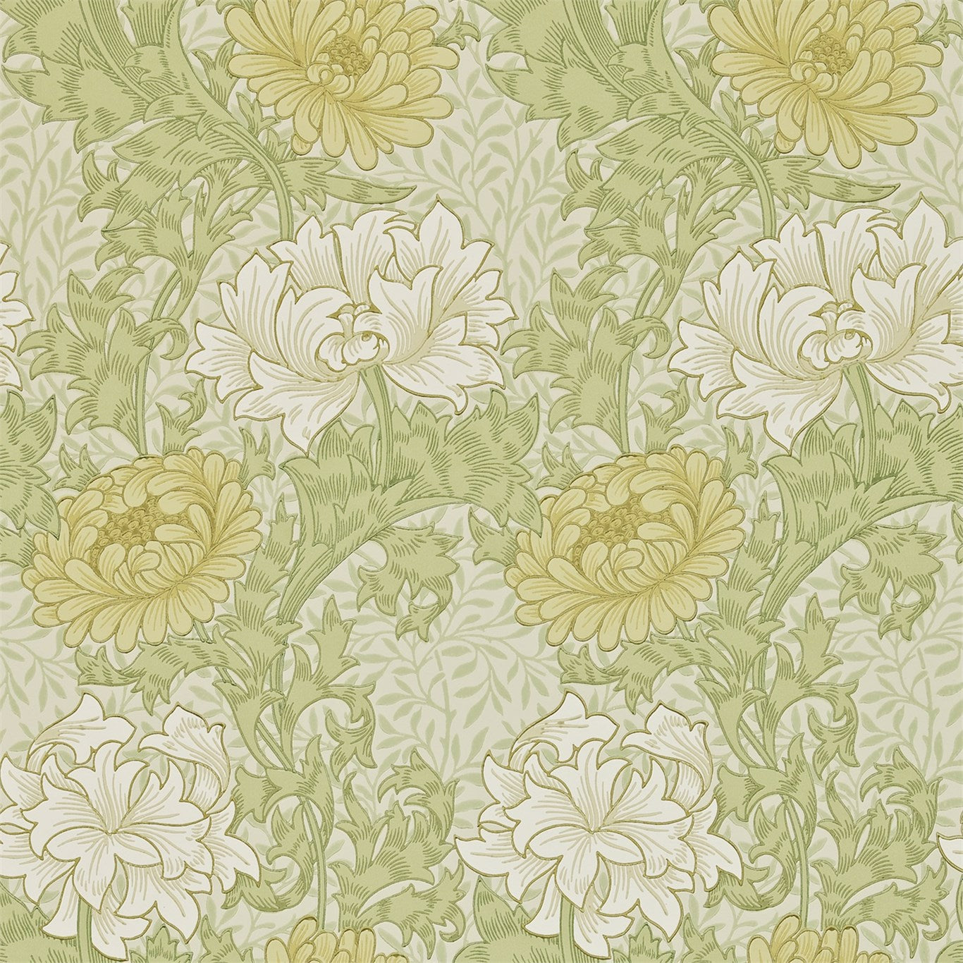 Chrysanthemum Wallpaper by Morris & Co