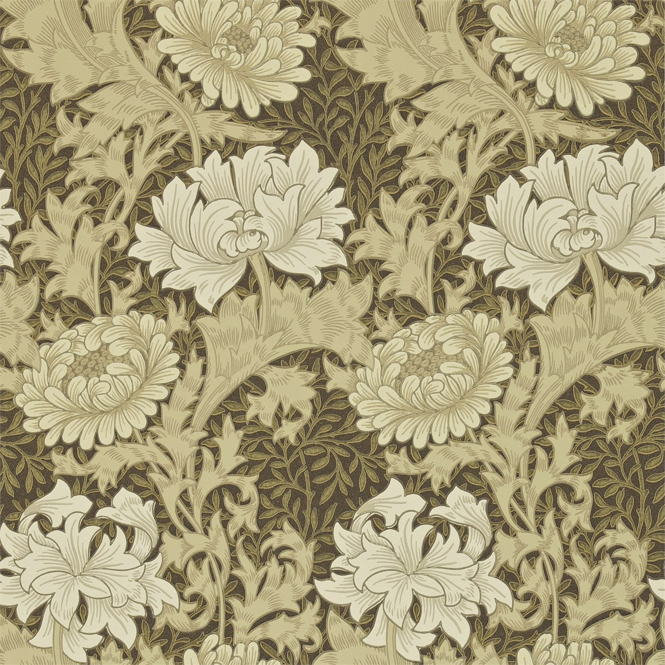 Chrysanthemum Wallpaper by Morris & Co
