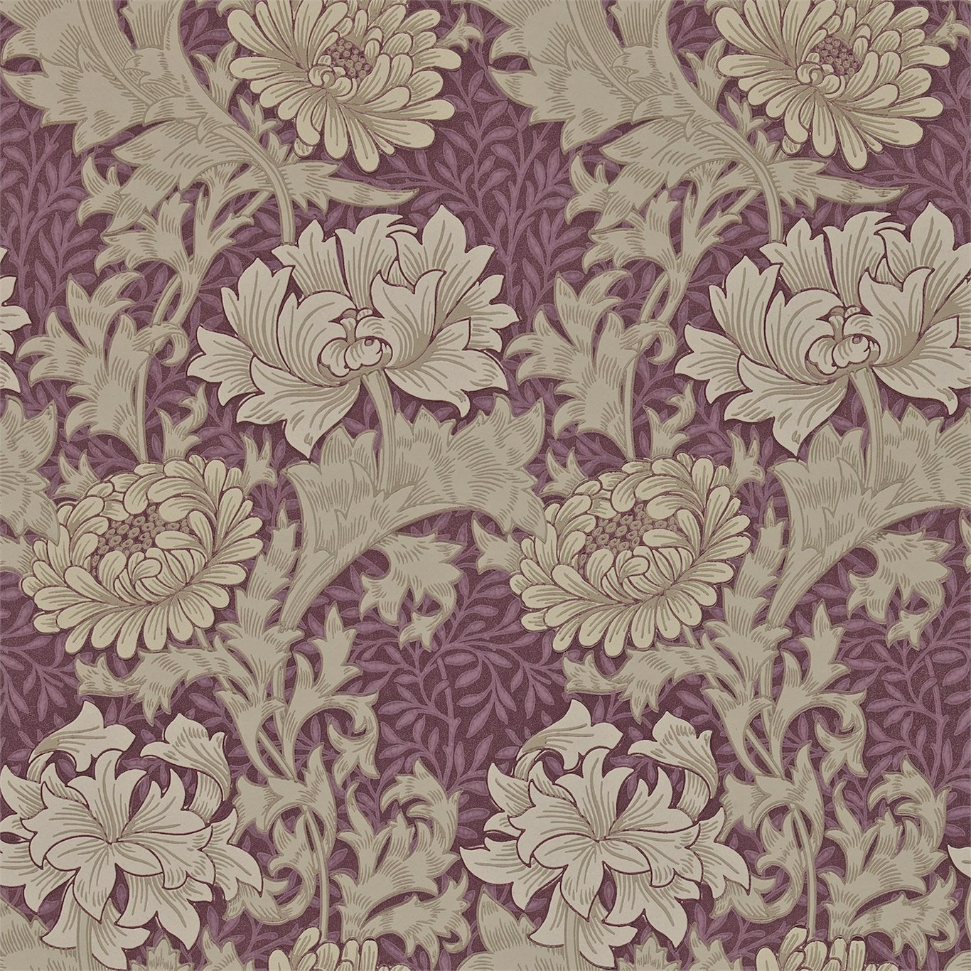 Chrysanthemum Wallpaper by Morris & Co