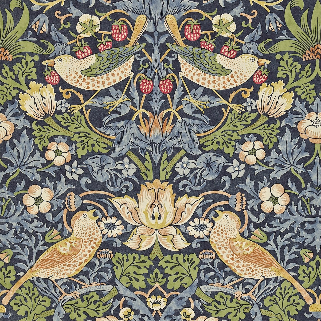 William Morris Strawberry Thief Wallpaper