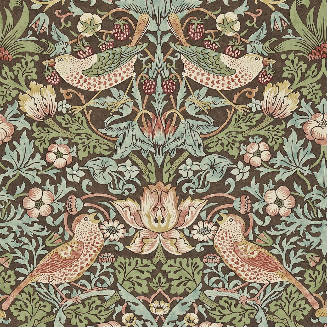 William Morris Strawberry Thief Wallpaper