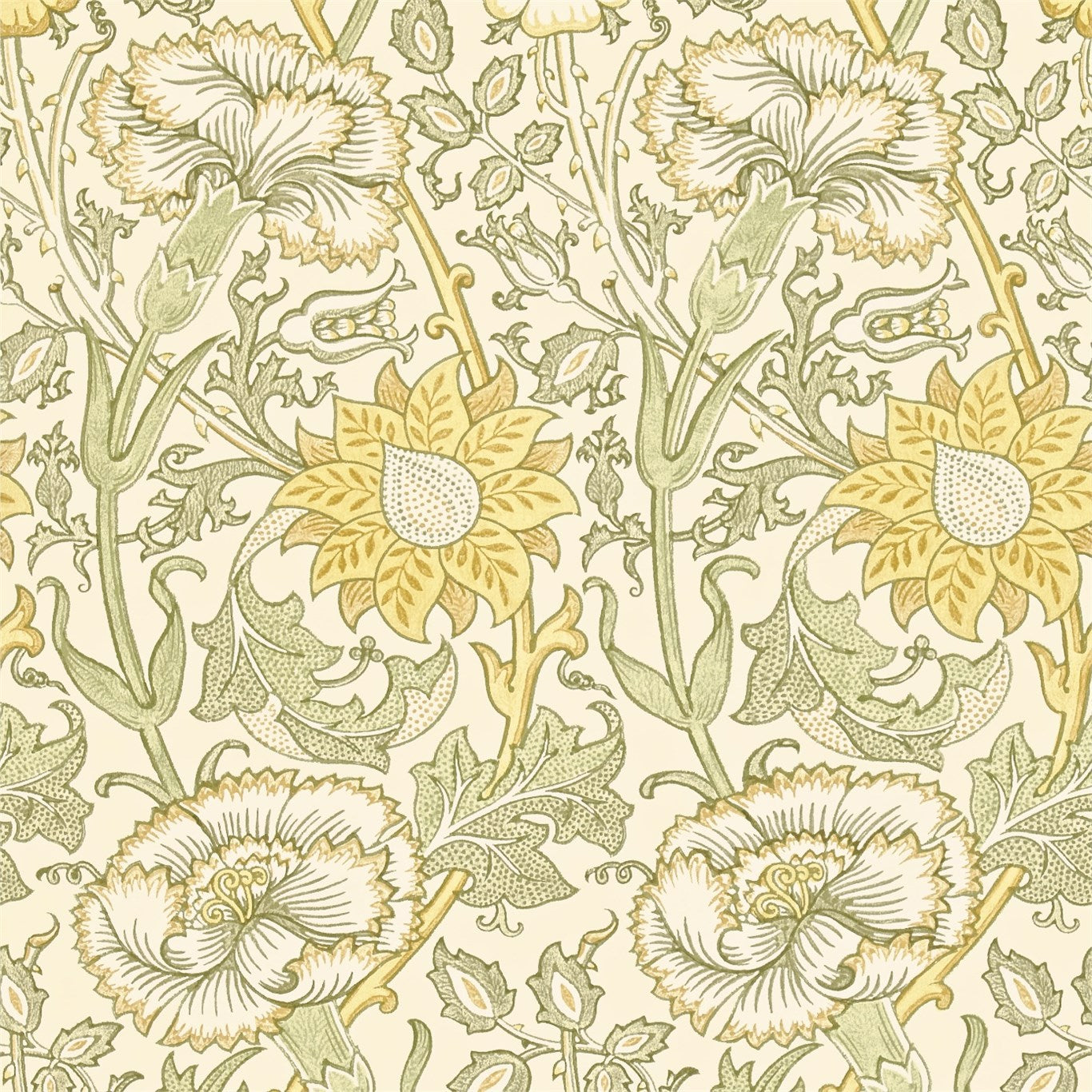 Pink & Rose Wallpaper by Morris & Co