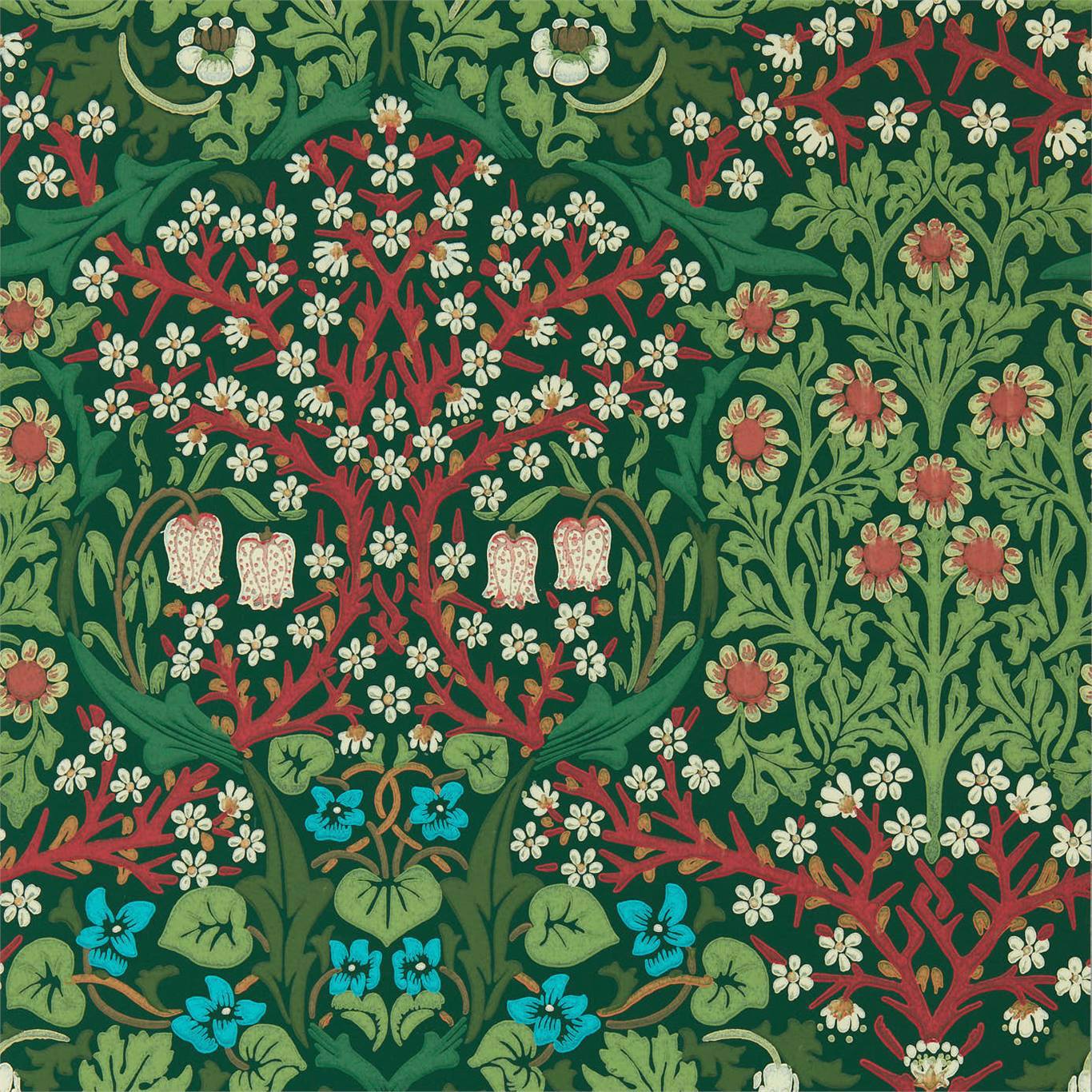 William Morris Blackthorn Wallpaper