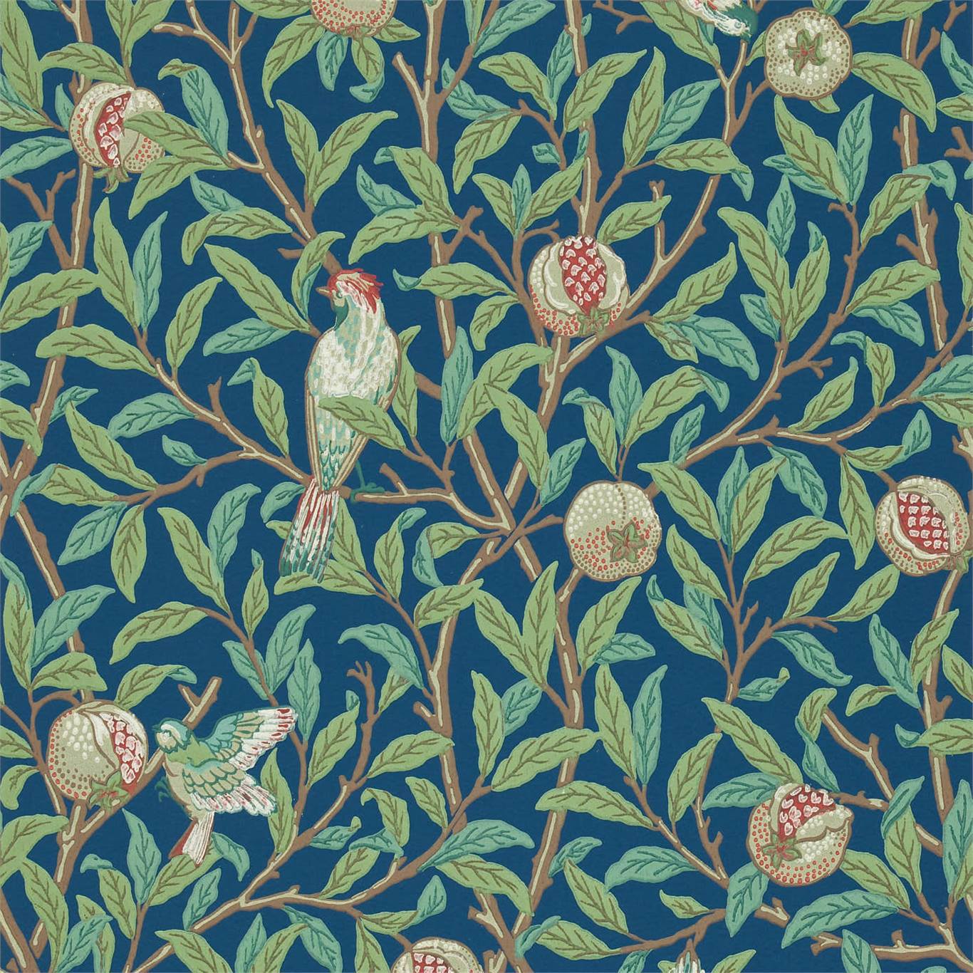 William Morris Bird And Pomegranate Wallpaper
