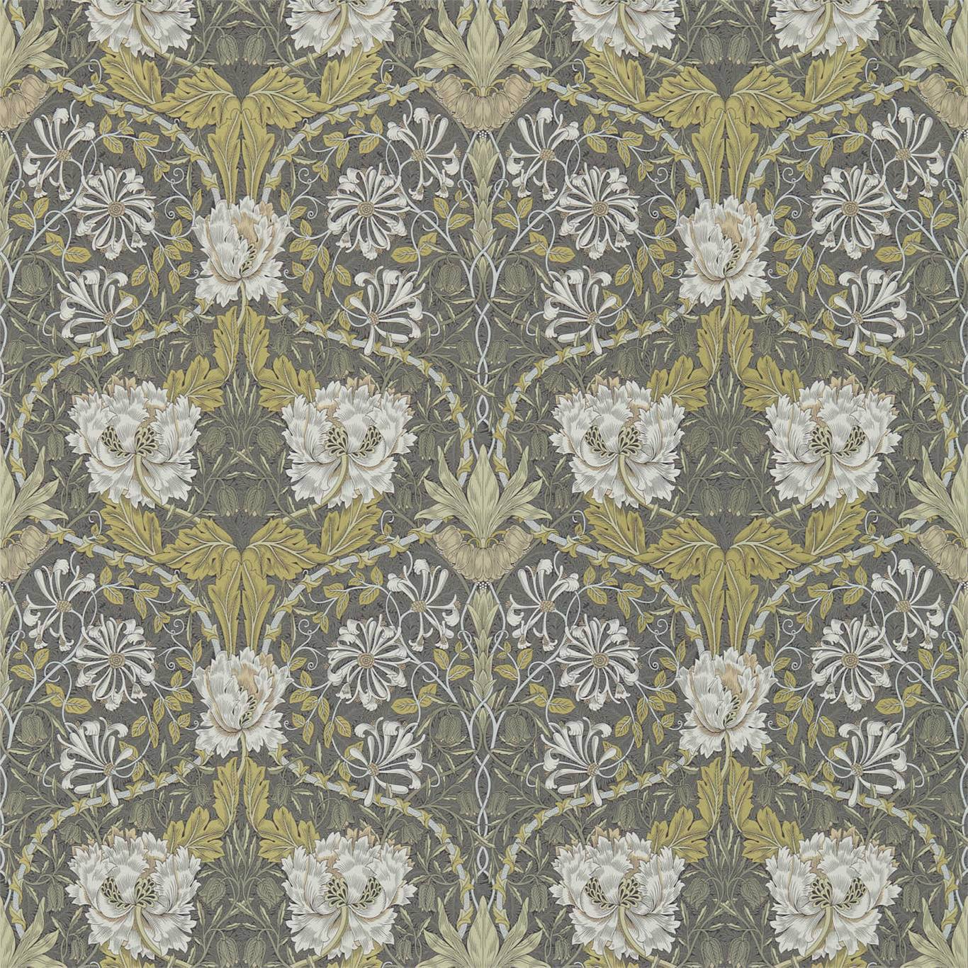 Honeysuckle & Tulip Wallpaper by Morris & Co