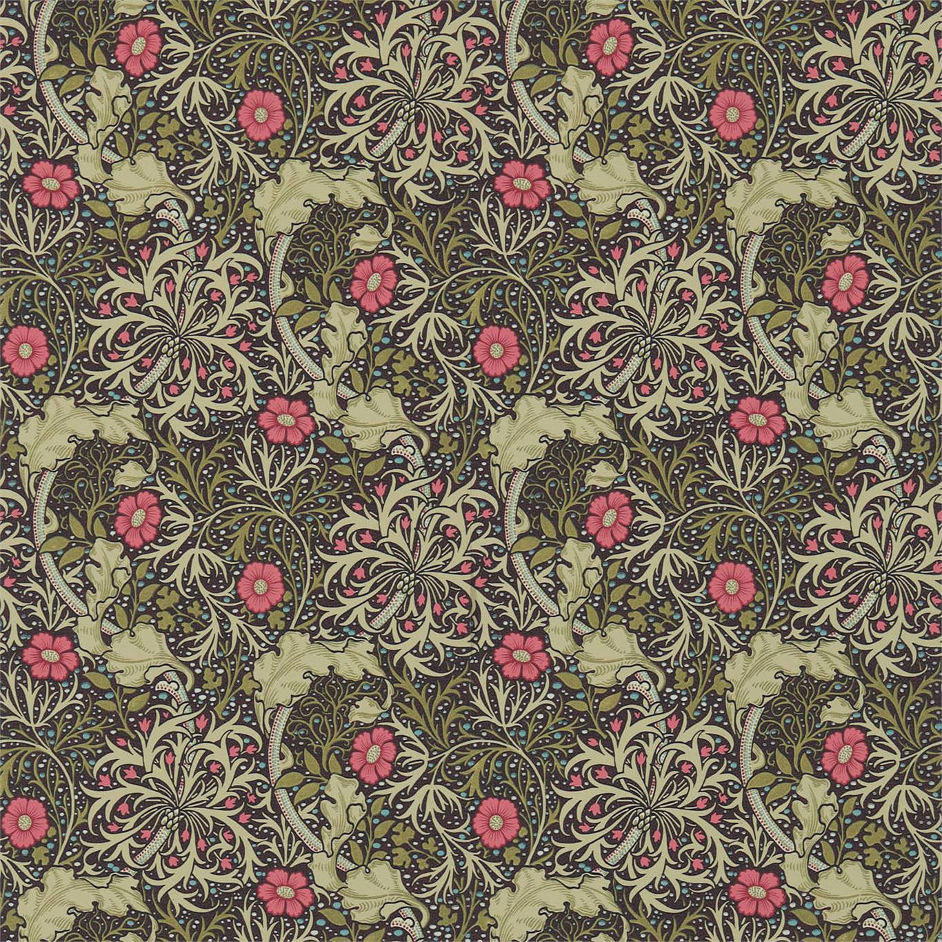 Morris Seaweed Wallpaper by Morris & Co
