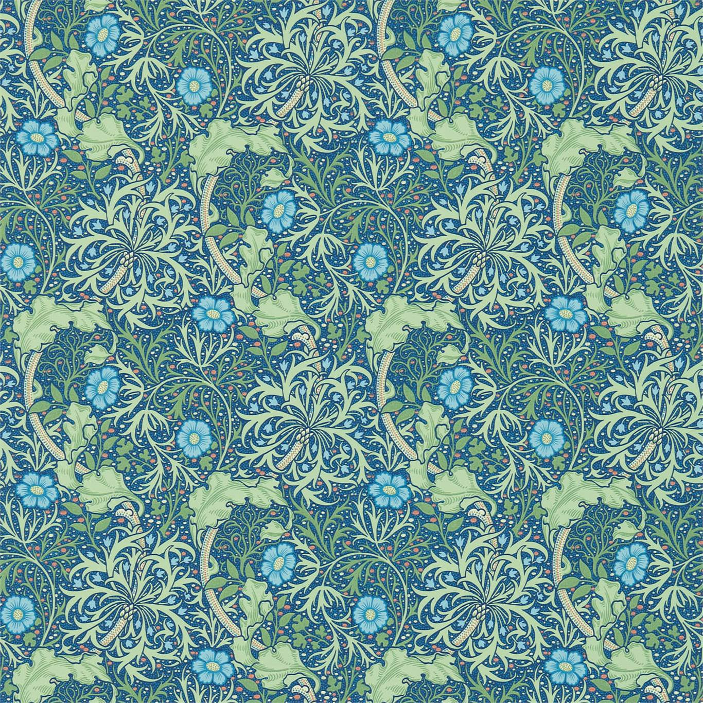 Morris Seaweed Wallpaper by Morris & Co