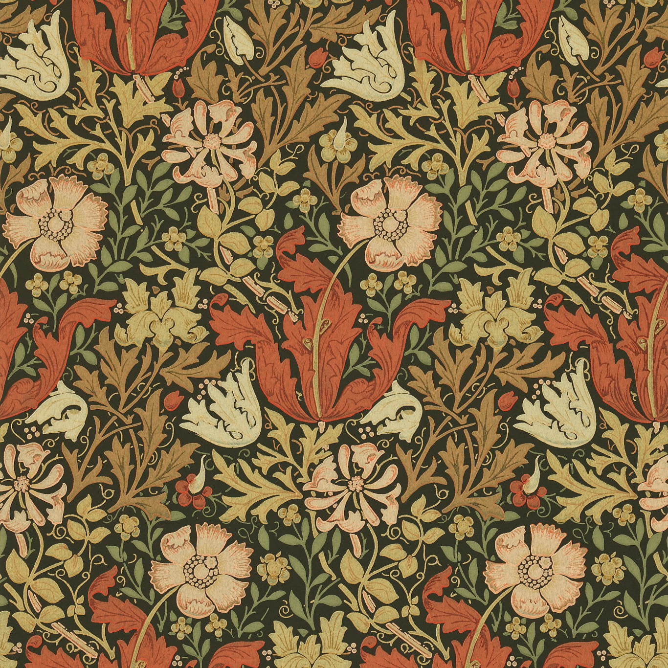 Compton Wallpaper by Morris & Co.