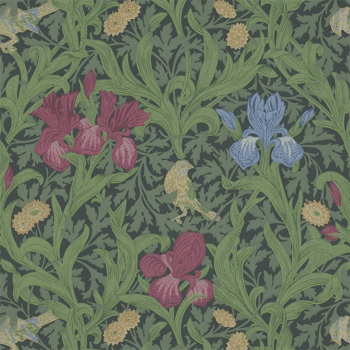 Iris Wallpaper by Morris & Co