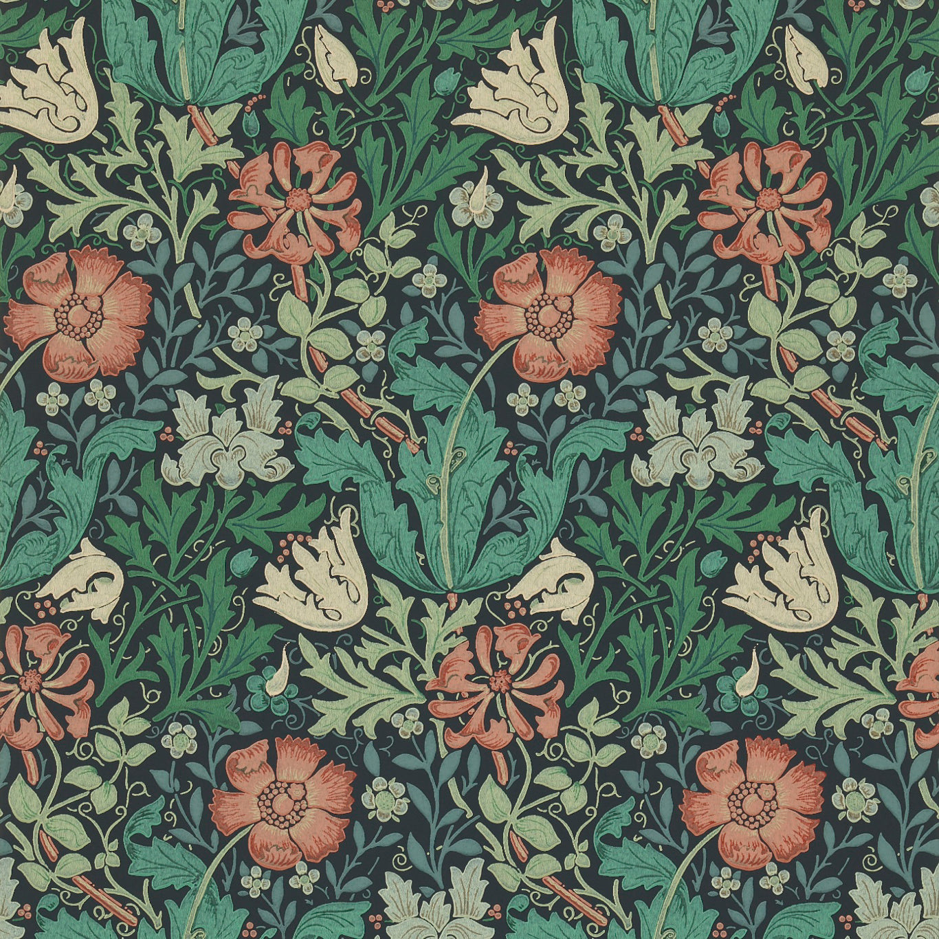 Compton Wallpaper by Morris & Co.