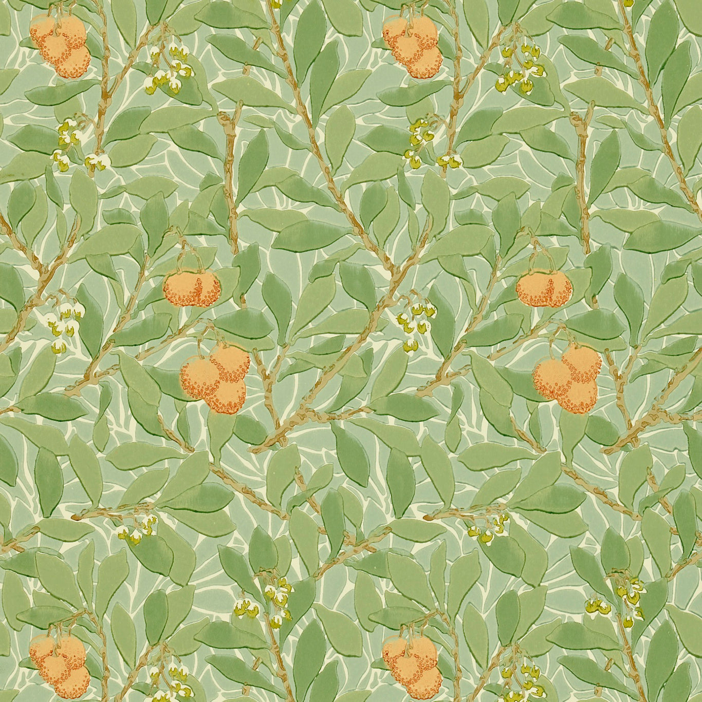 Arbutus Wallpaper by Morris & Co