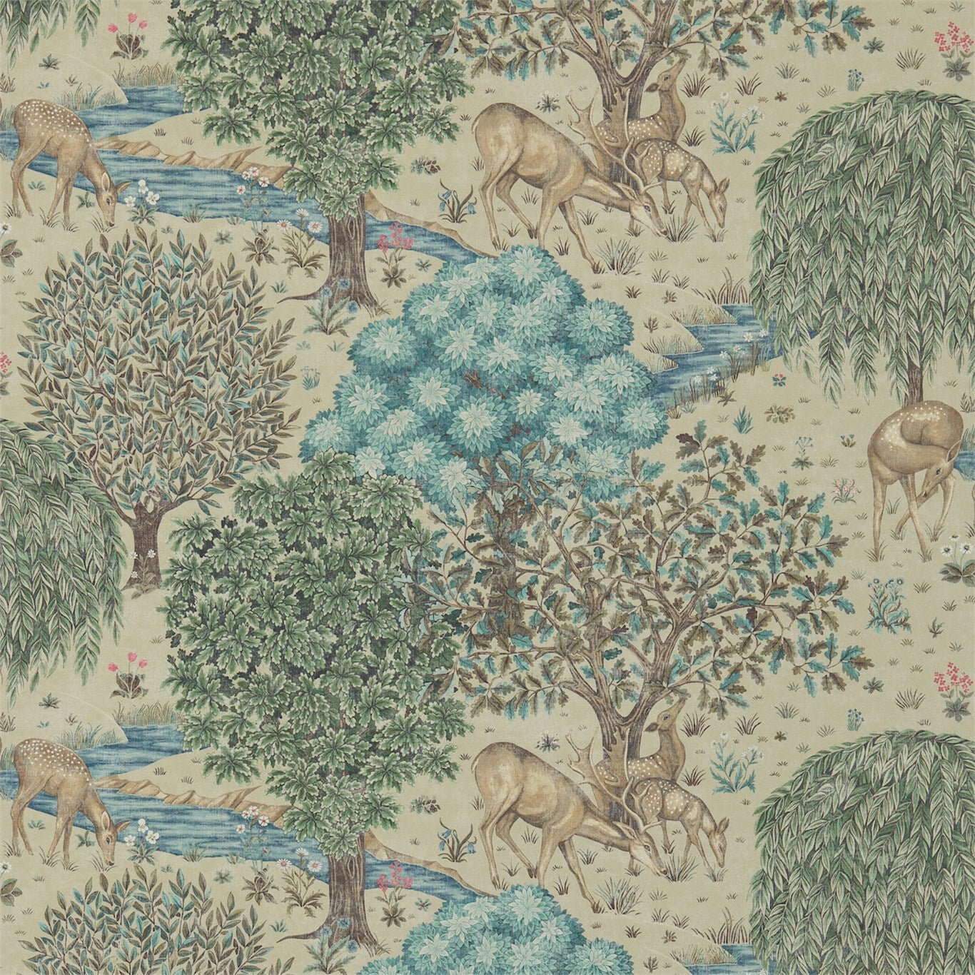 The Brook Wallpaper by Morris & Co