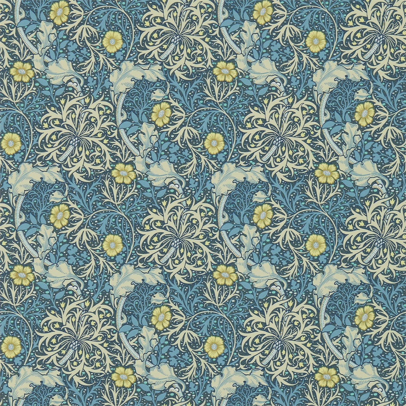 Morris Seaweed Wallpaper by Morris & Co