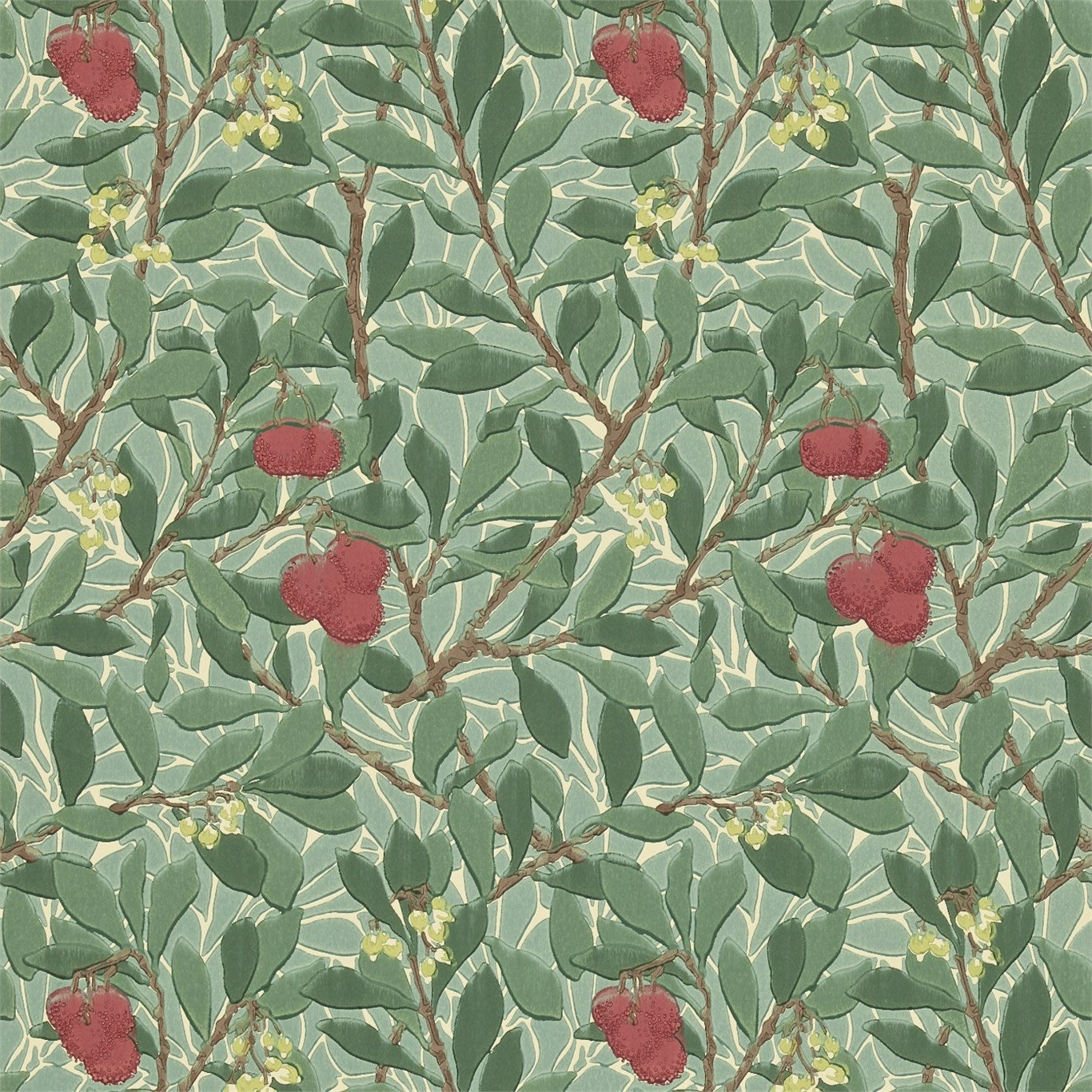Arbutus Wallpaper by Morris & Co