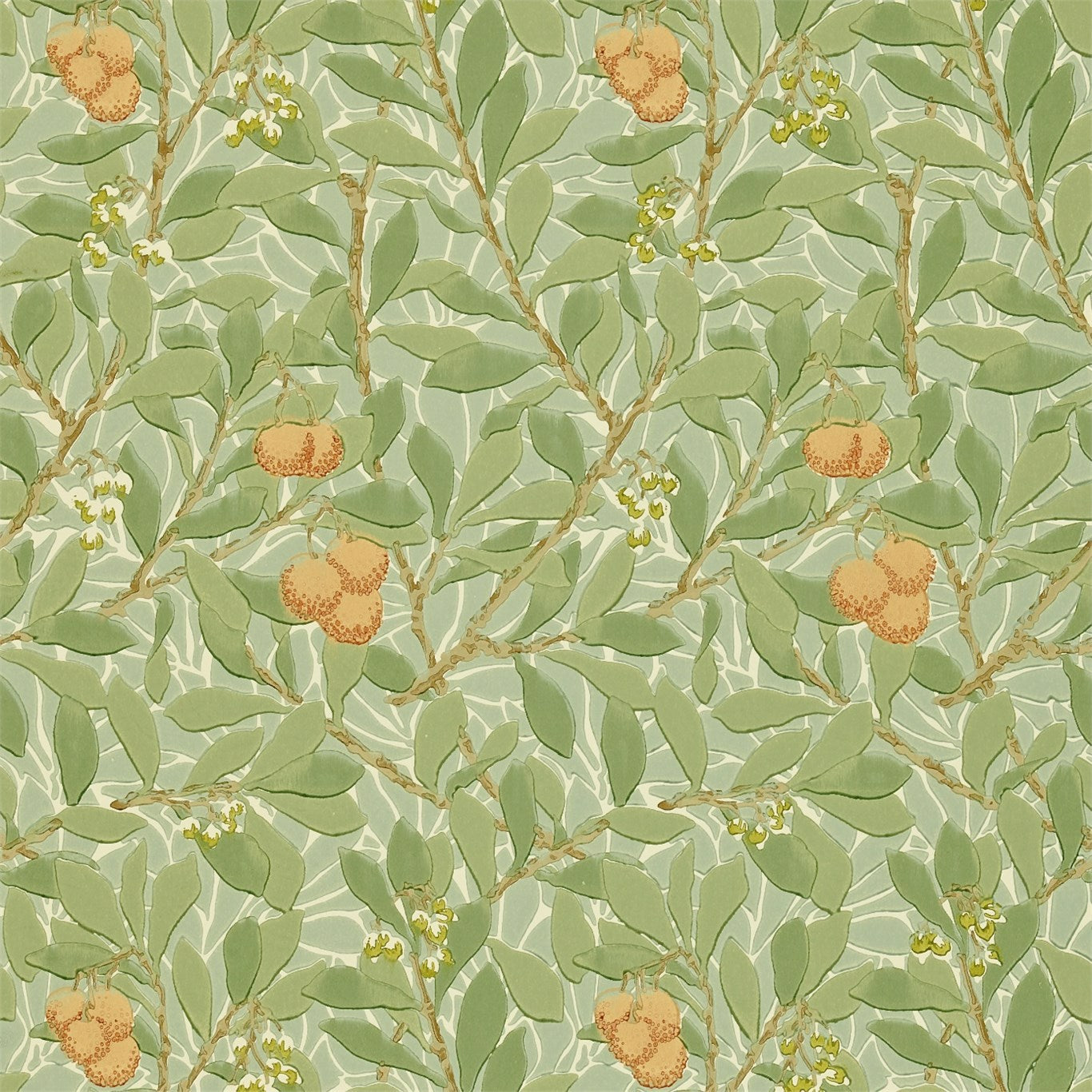 Arbutus Wallpaper by Morris & Co