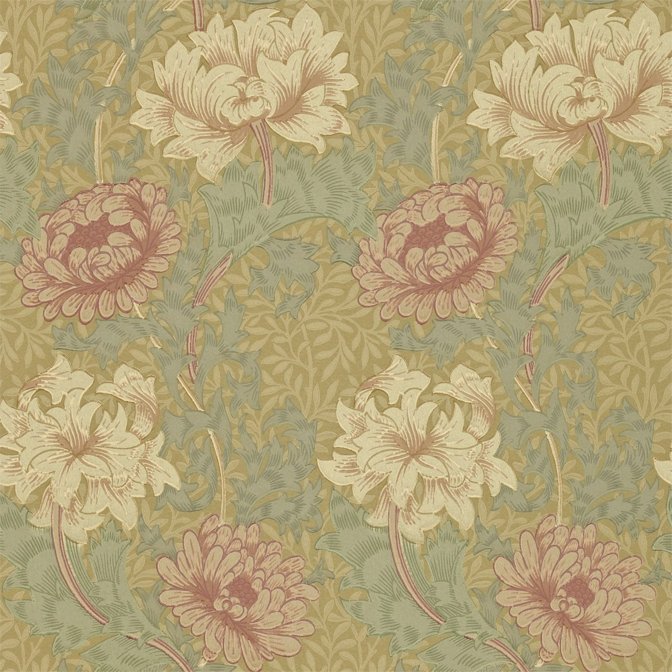Chrysanthemum Wallpaper by Morris & Co