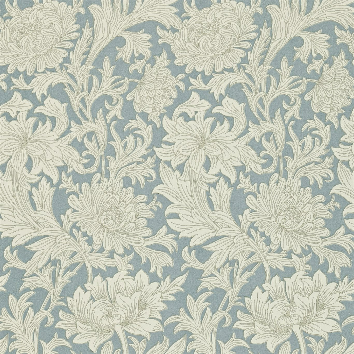 Chrysanthemum Toile Wallpaper by Morris & Co