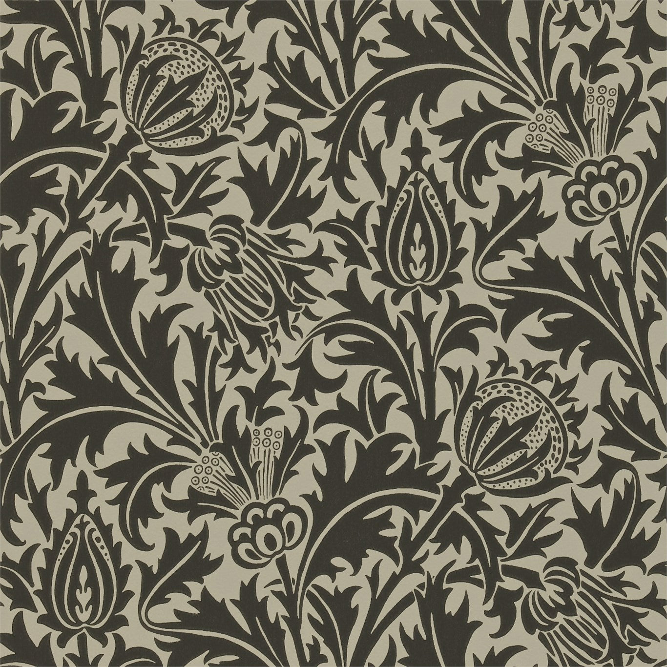 Thistle Wallpaper by Morris & Co