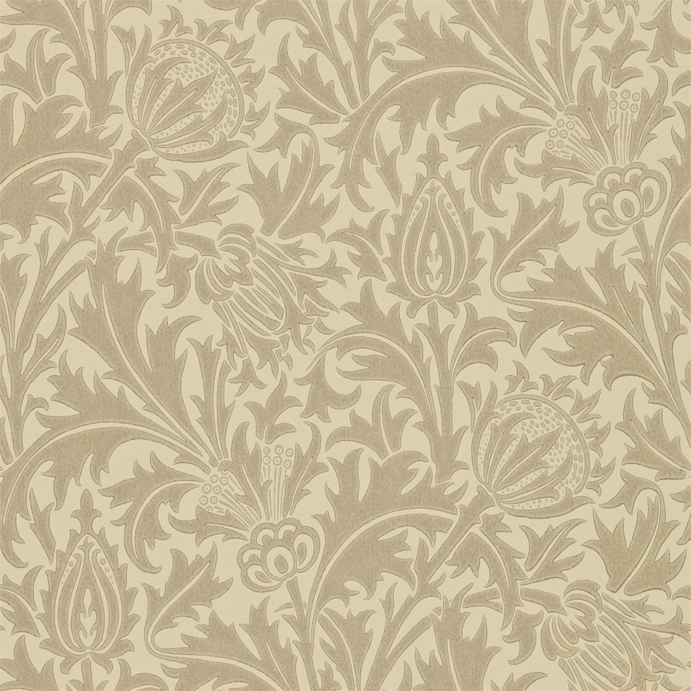 Thistle Wallpaper by Morris & Co