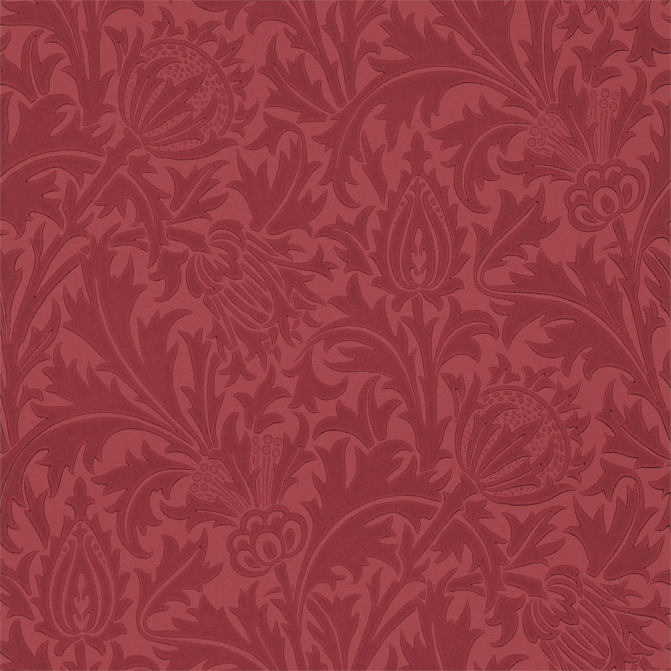 Thistle Wallpaper by Morris & Co