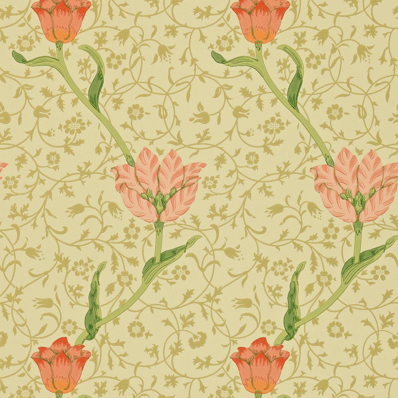 Garden Tulip Wallpaper by Morris & Co