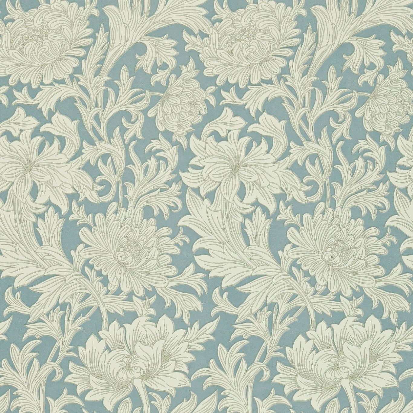 Chrysanthemum Toile Wallpaper by Morris & Co