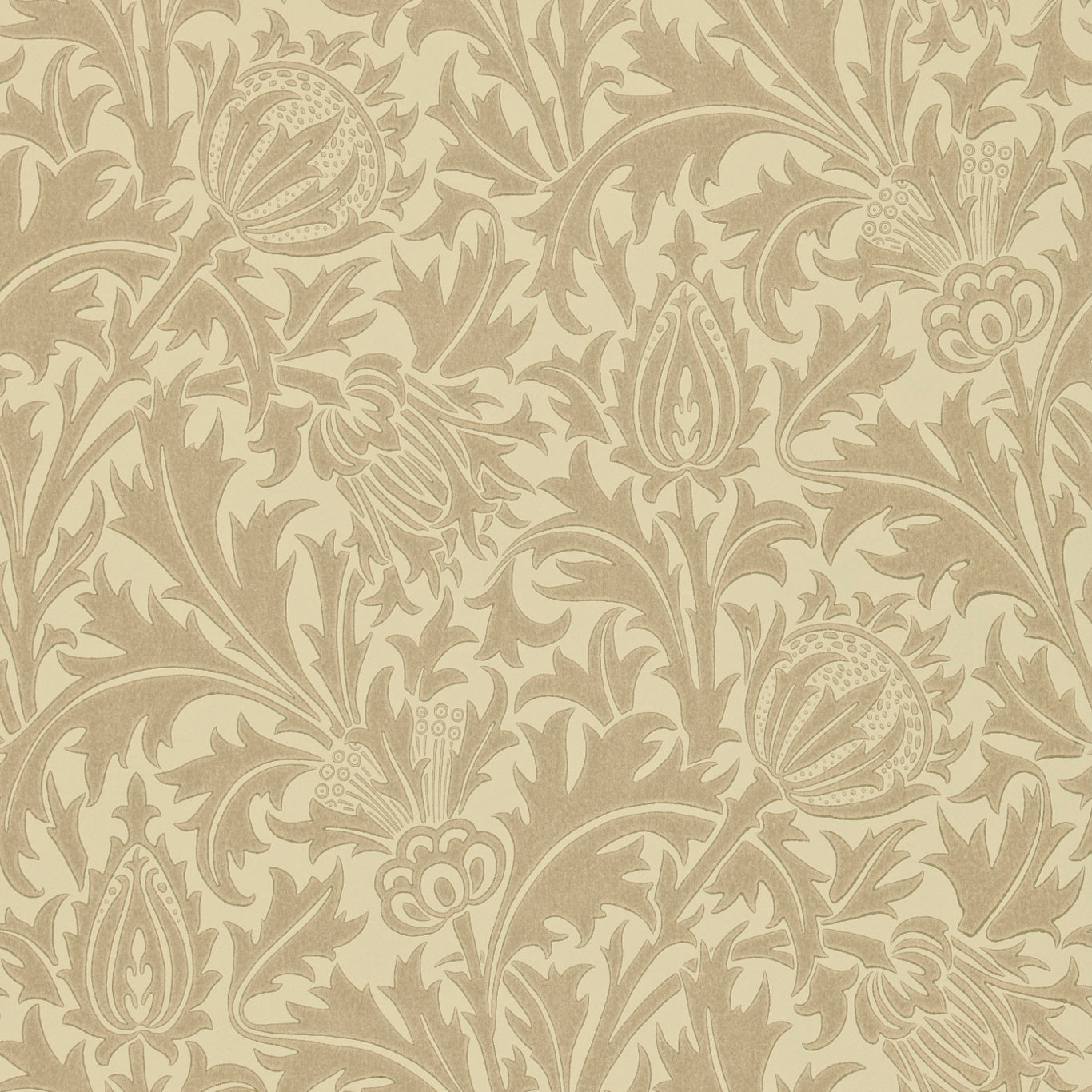 Thistle Wallpaper by Morris & Co