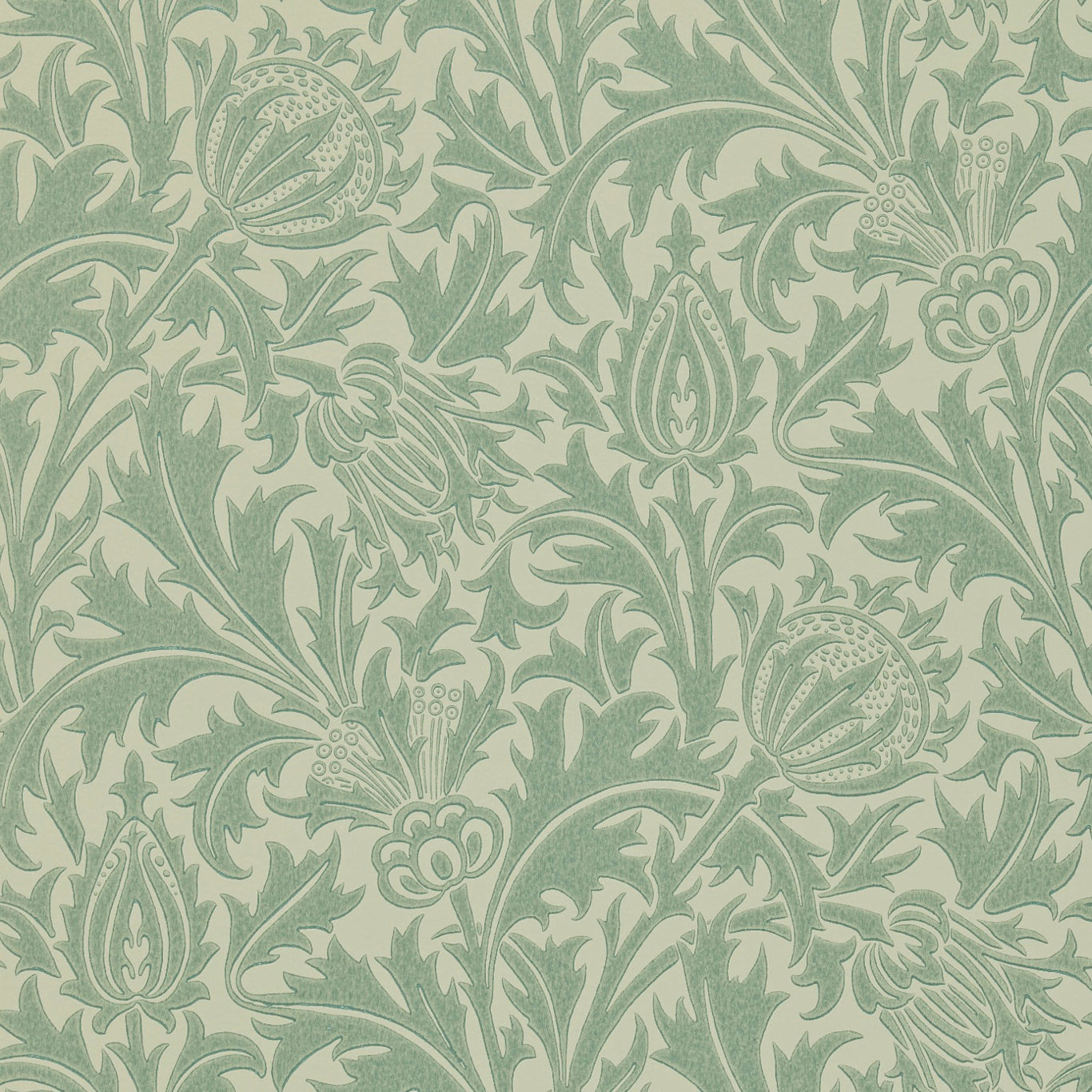 Thistle Wallpaper by Morris & Co