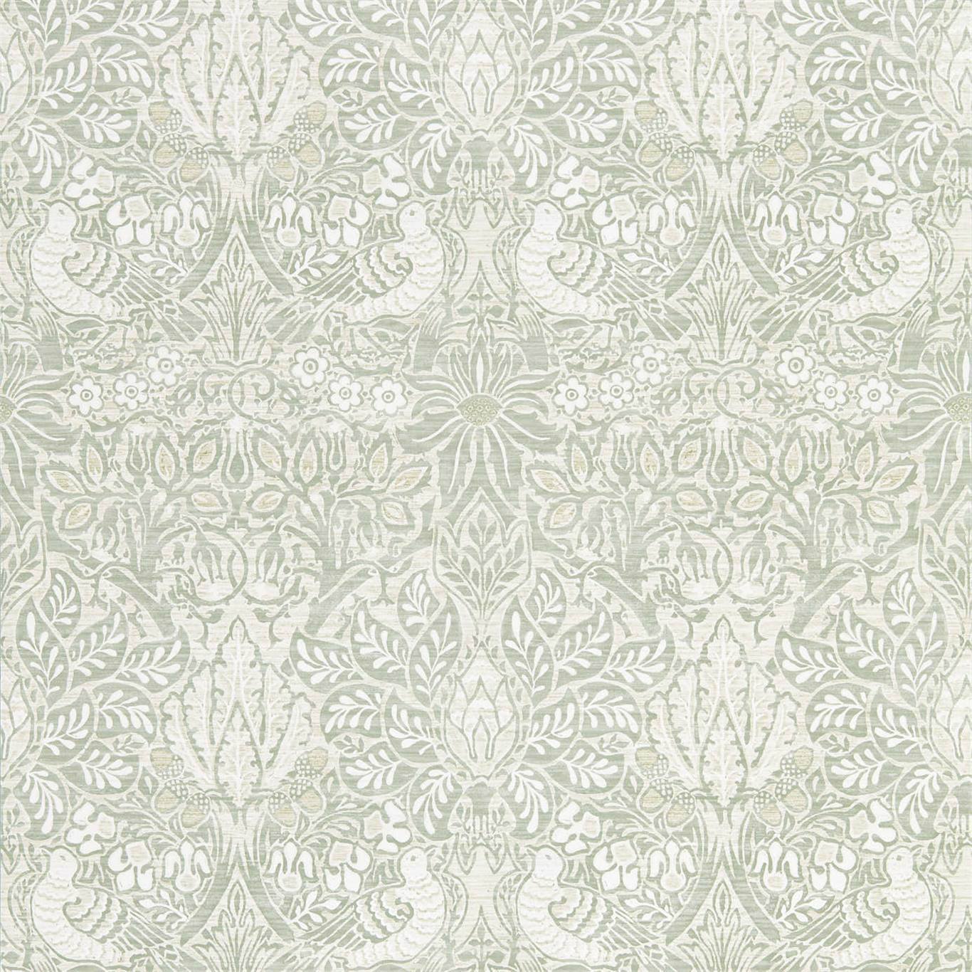 Pure Dove & Rose Wallpaper by Morris & Co