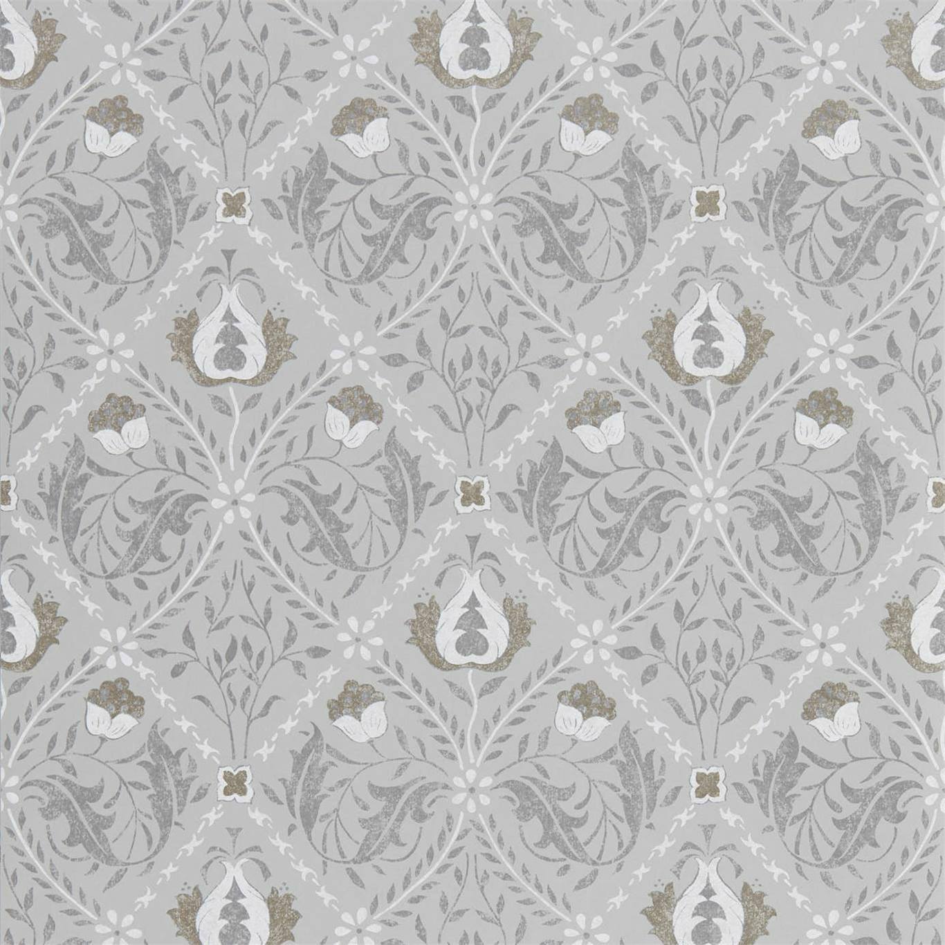 Pure Trellis Wallpaper by Morris & Co