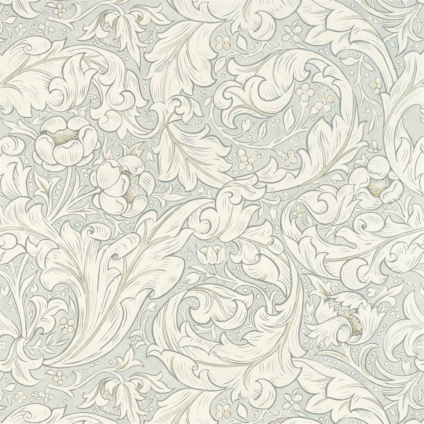 Pure Bachelors Button Wallpaper by Morris & Co