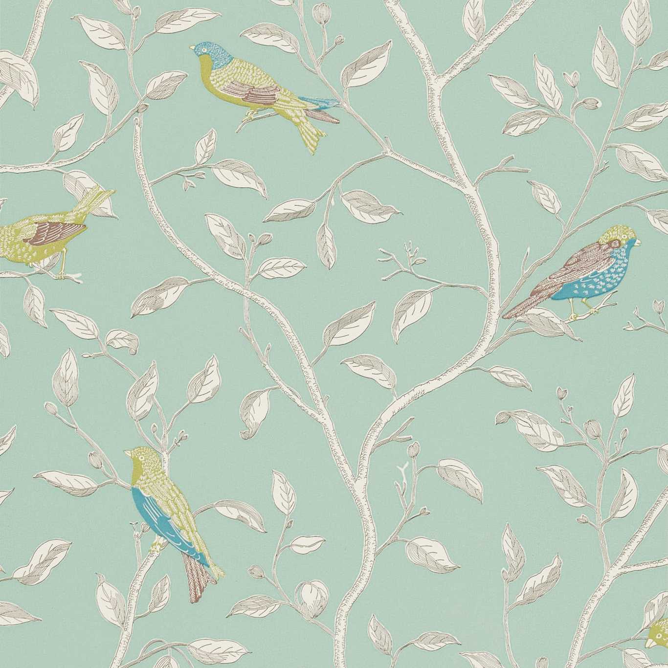 Finches Wallpaper by Sanderson