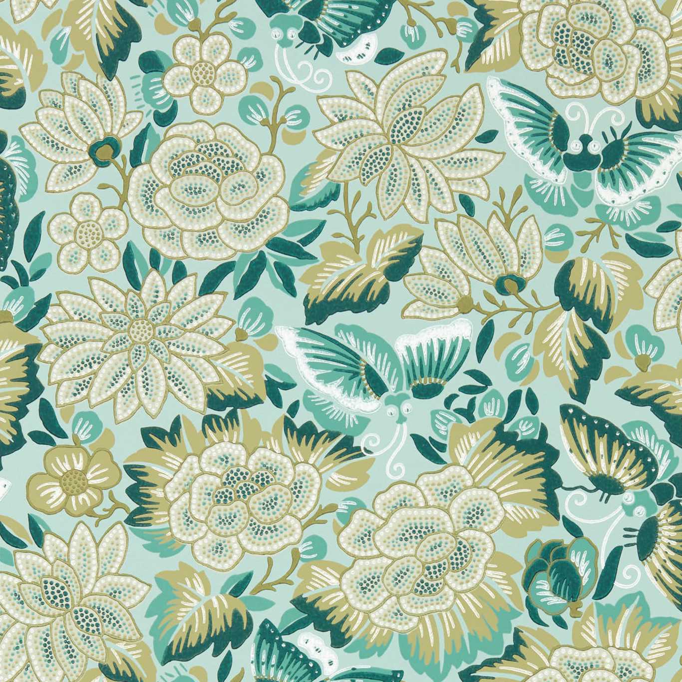 Amara Butterfly Wallpaper Wallpaper by Sanderson