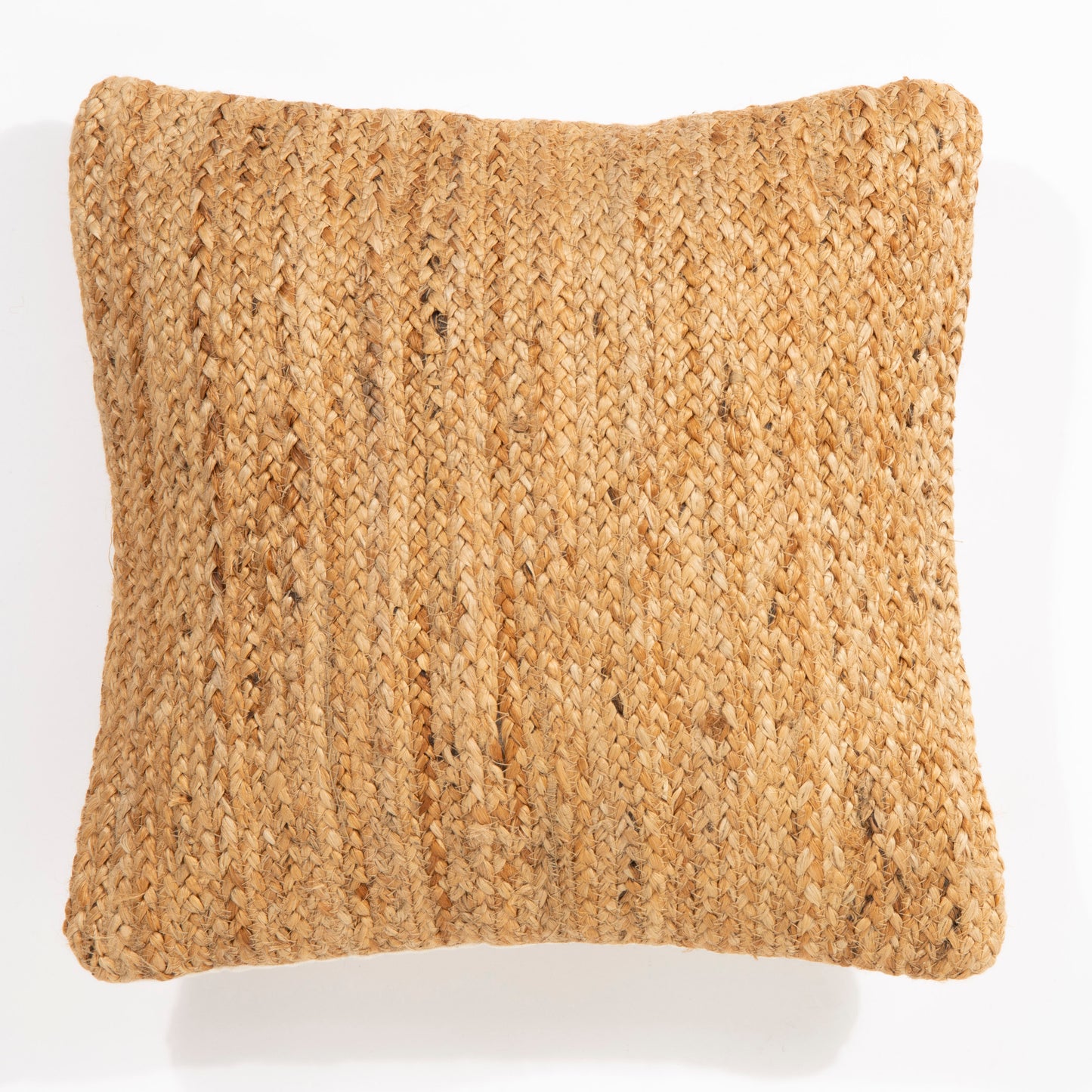 Sherwood Square Jute Cushion with Cotton Back 45x45cm