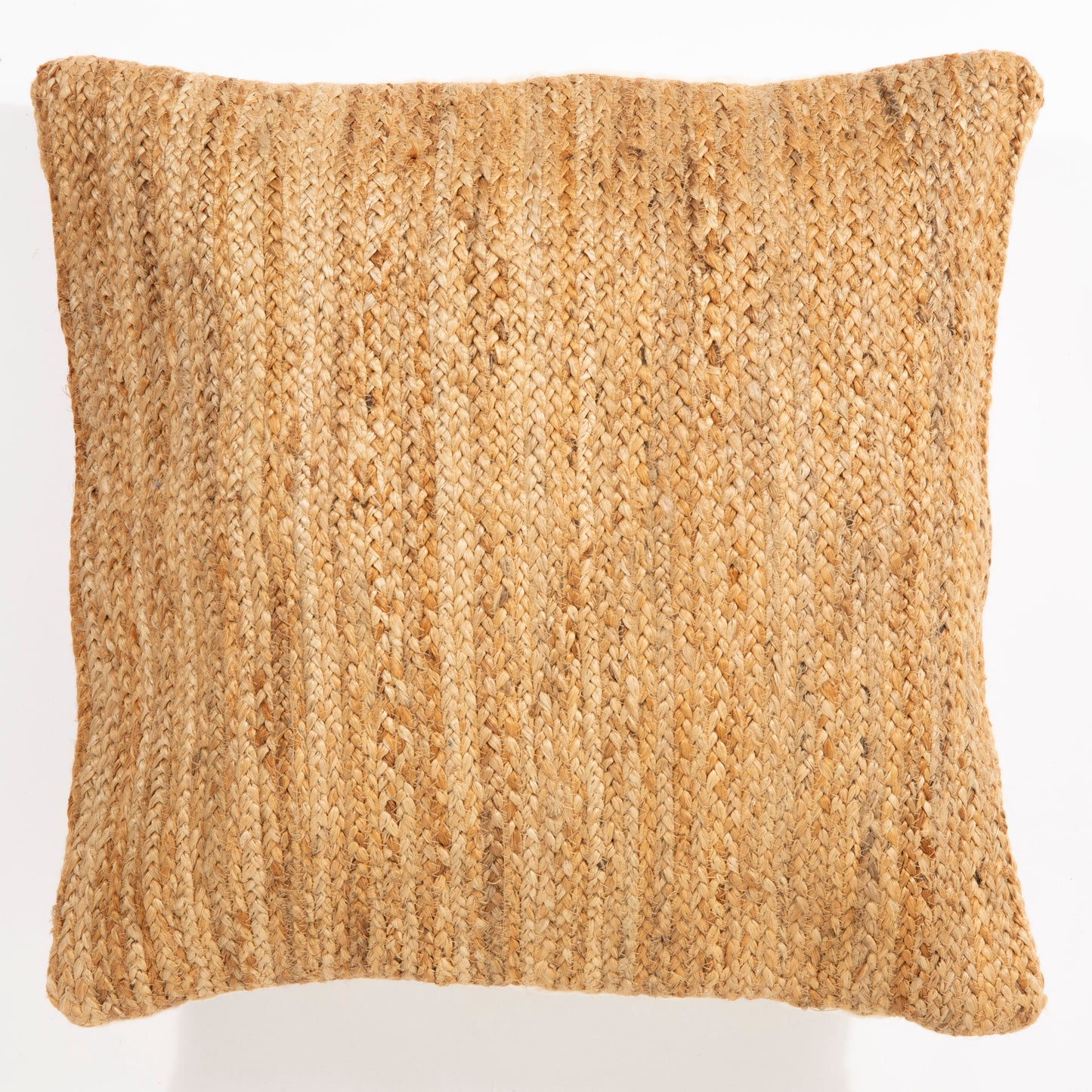 Sherwood Square Jute Cushion with Cotton Back 60x60cm