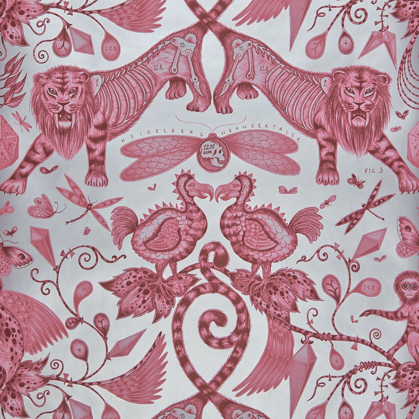 Extinct Wallpaper by Emma Shipley