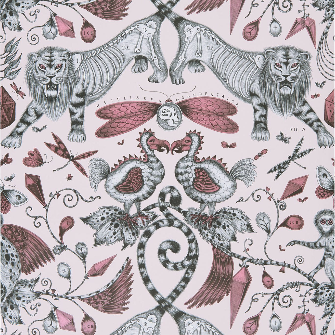 Extinct Wallpaper by Emma Shipley