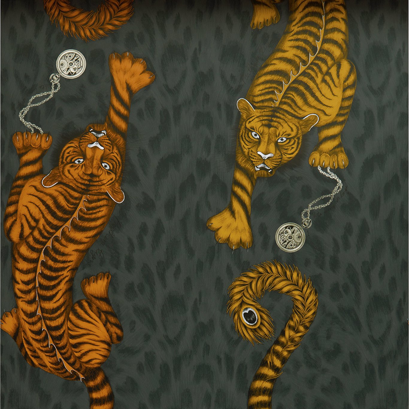 Tigris Wallpaper by Emma Shipley
