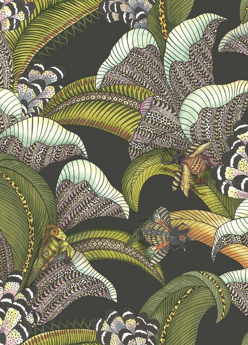 Cole & Son Hoopoe Leaves Wallpaper