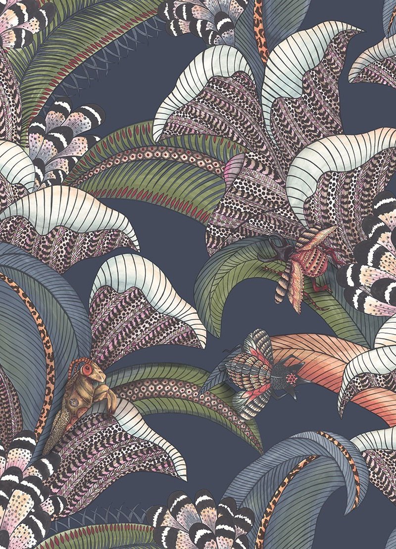 Cole & Son Hoopoe Leaves Wallpaper