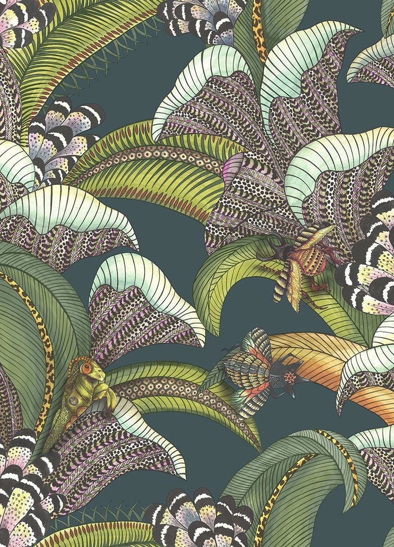 Cole & Son Hoopoe Leaves Wallpaper
