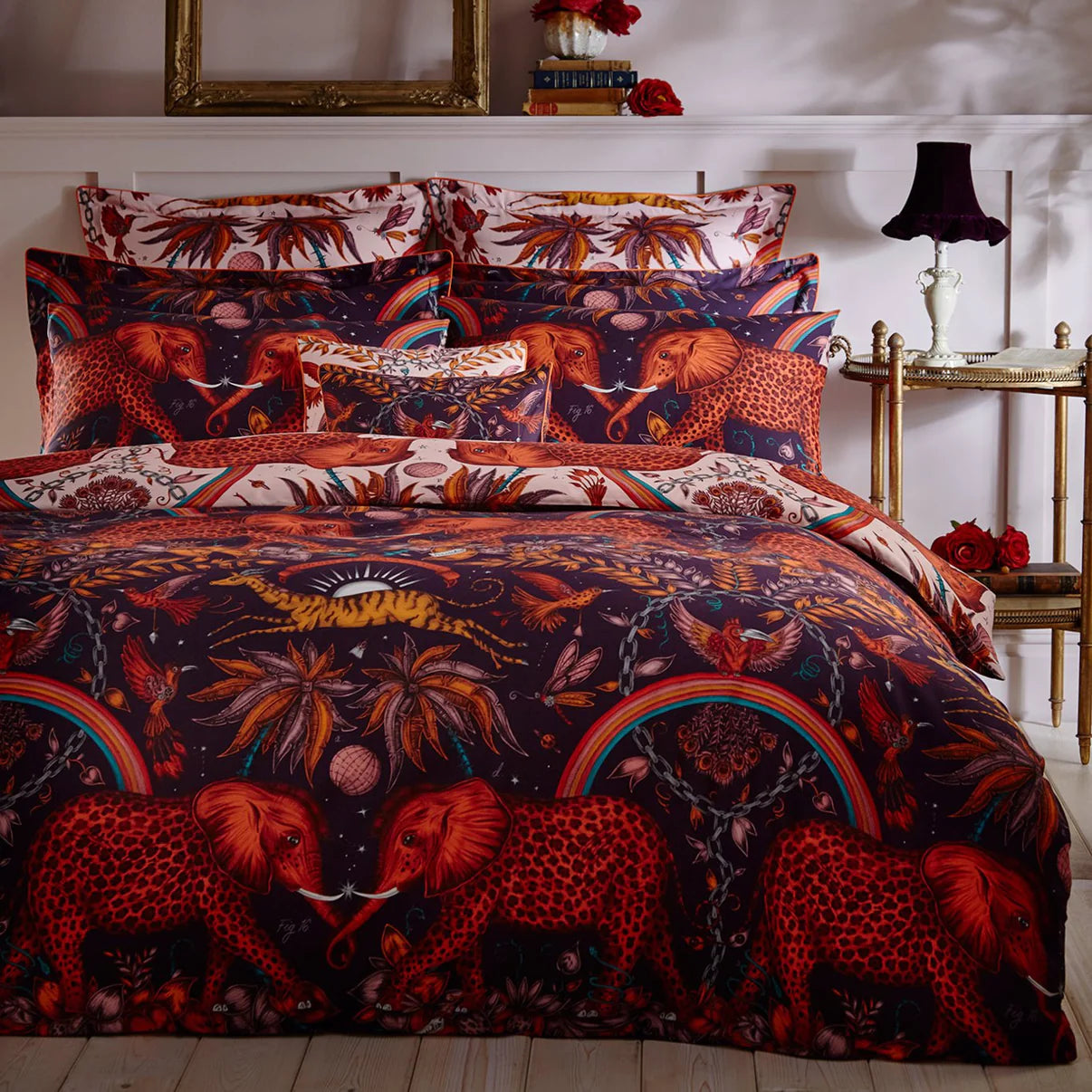 Zambezi Wine Duvet Cover by Emma J Shipley King Size