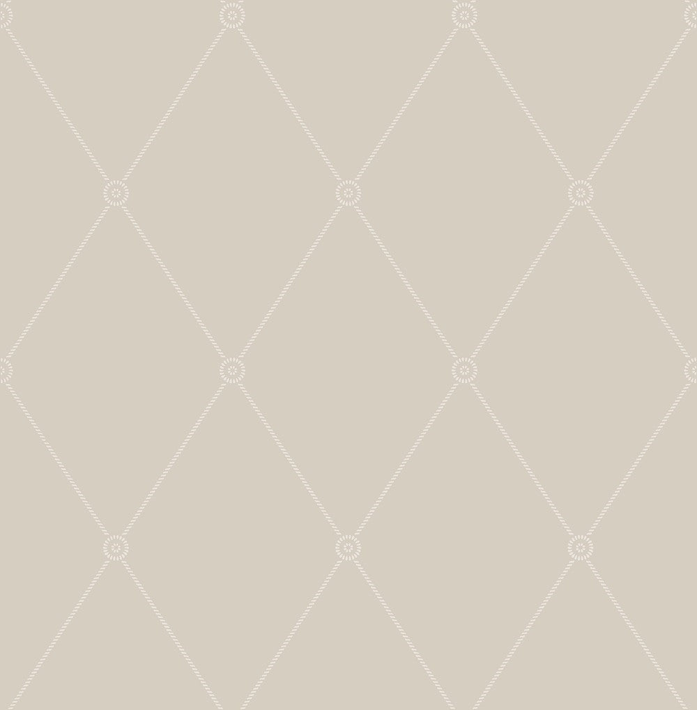 Cole & Son Large Georgian Rope Trellis Wallpaper