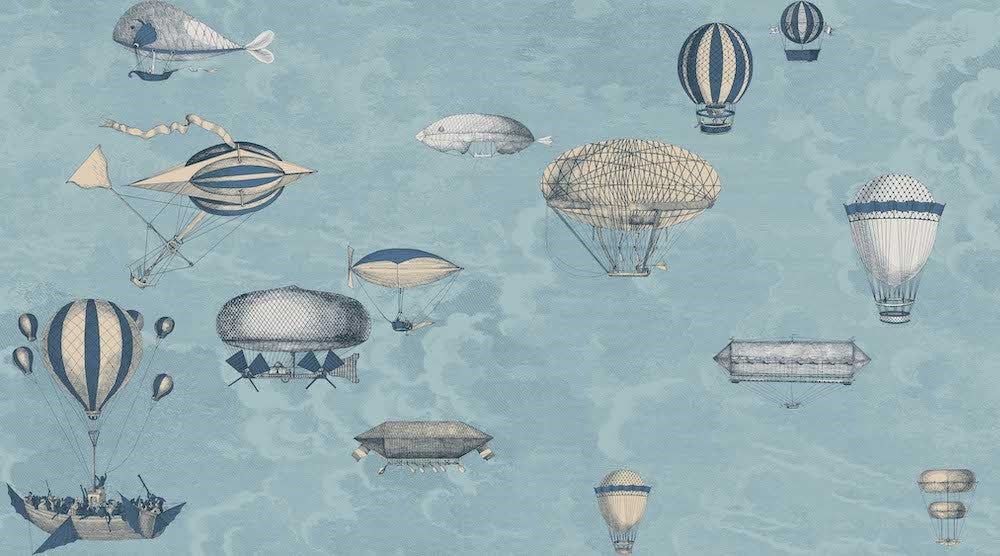 Cole & Son Macchine Volanti Wallpaper