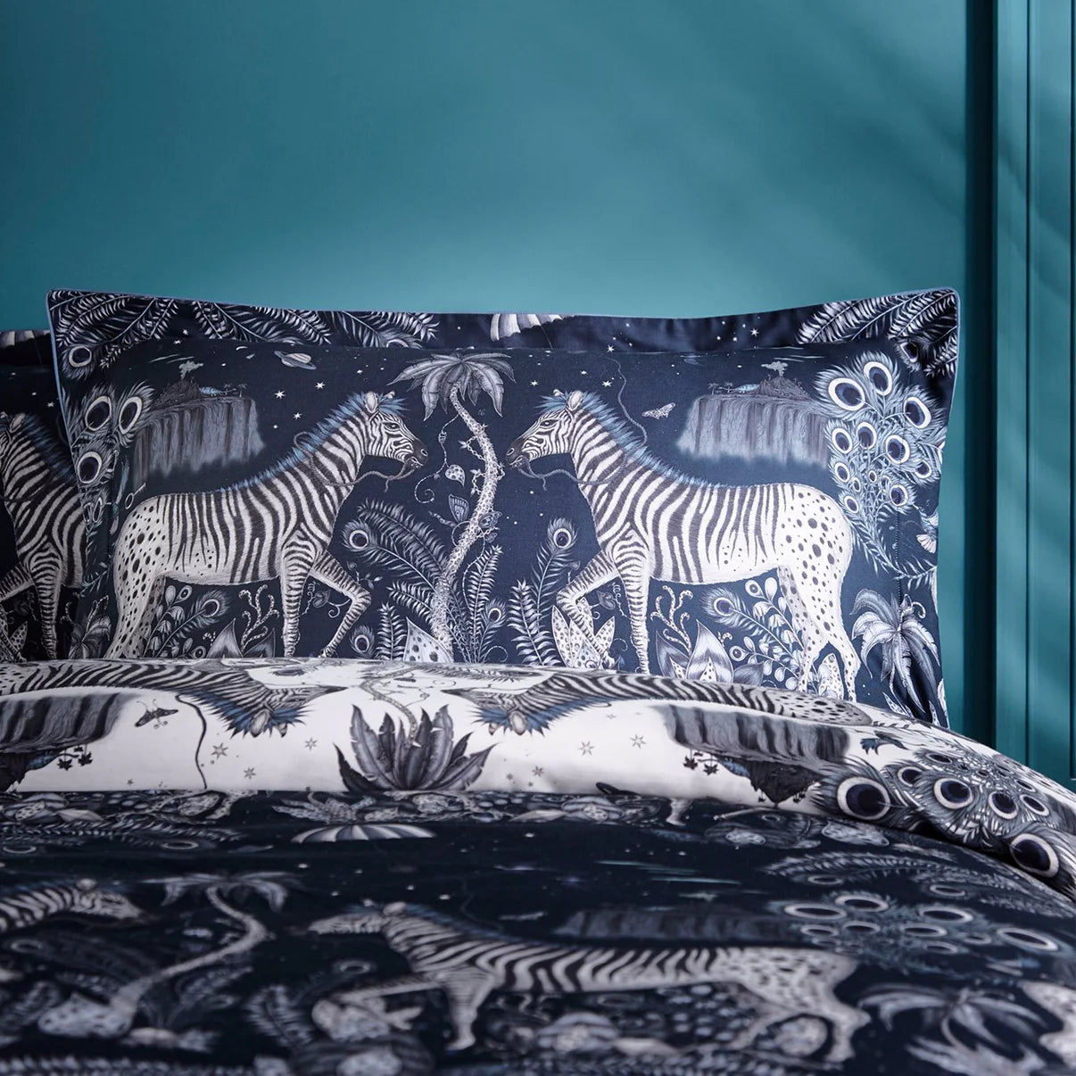 Lost World Oxford pillowcase Navy pillowcase