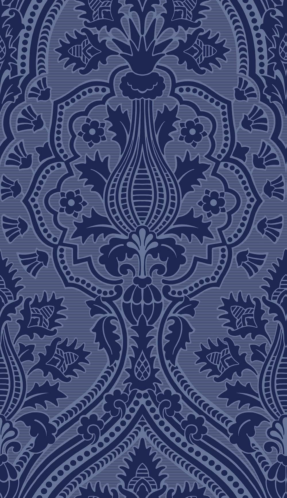 Cole & Son Pugin Palace Flock Wallpaper