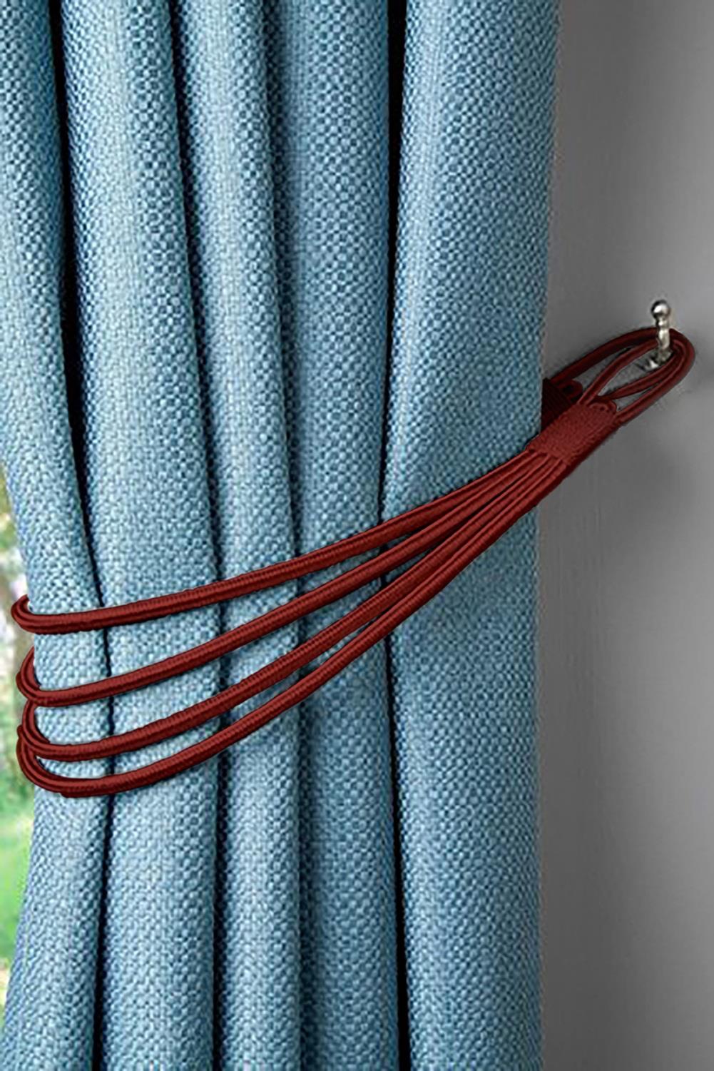 Red Single Charlotte Curtain Tie Backs