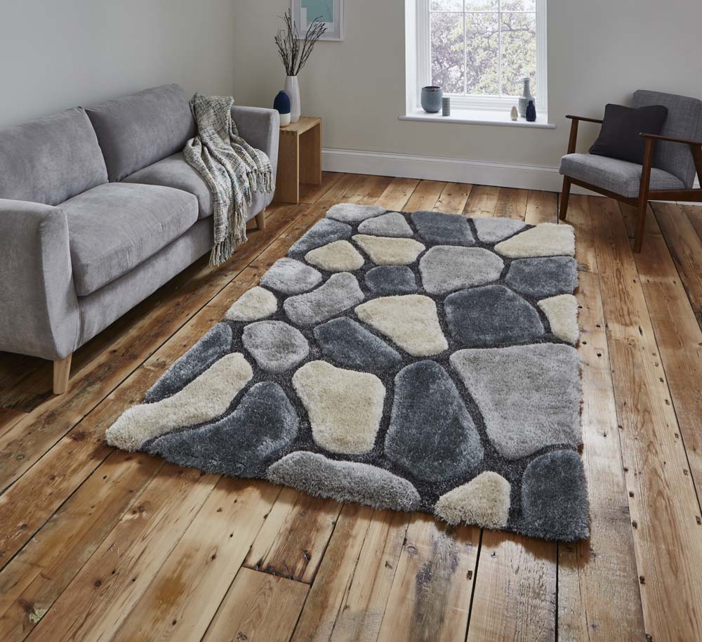 Noble House NH5858 Grey/Blue Rug