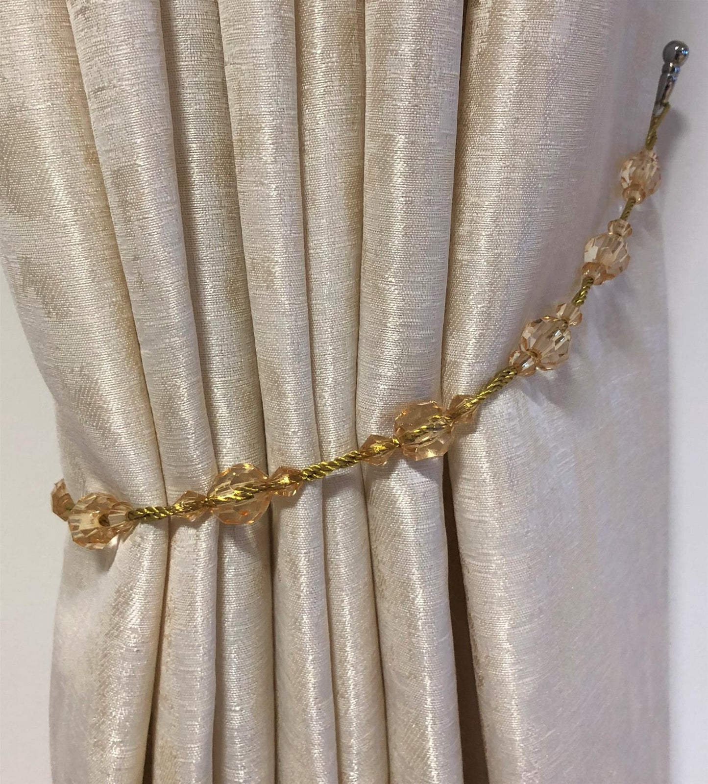 Amber Twinkle Curtain Tie Backs - Pair