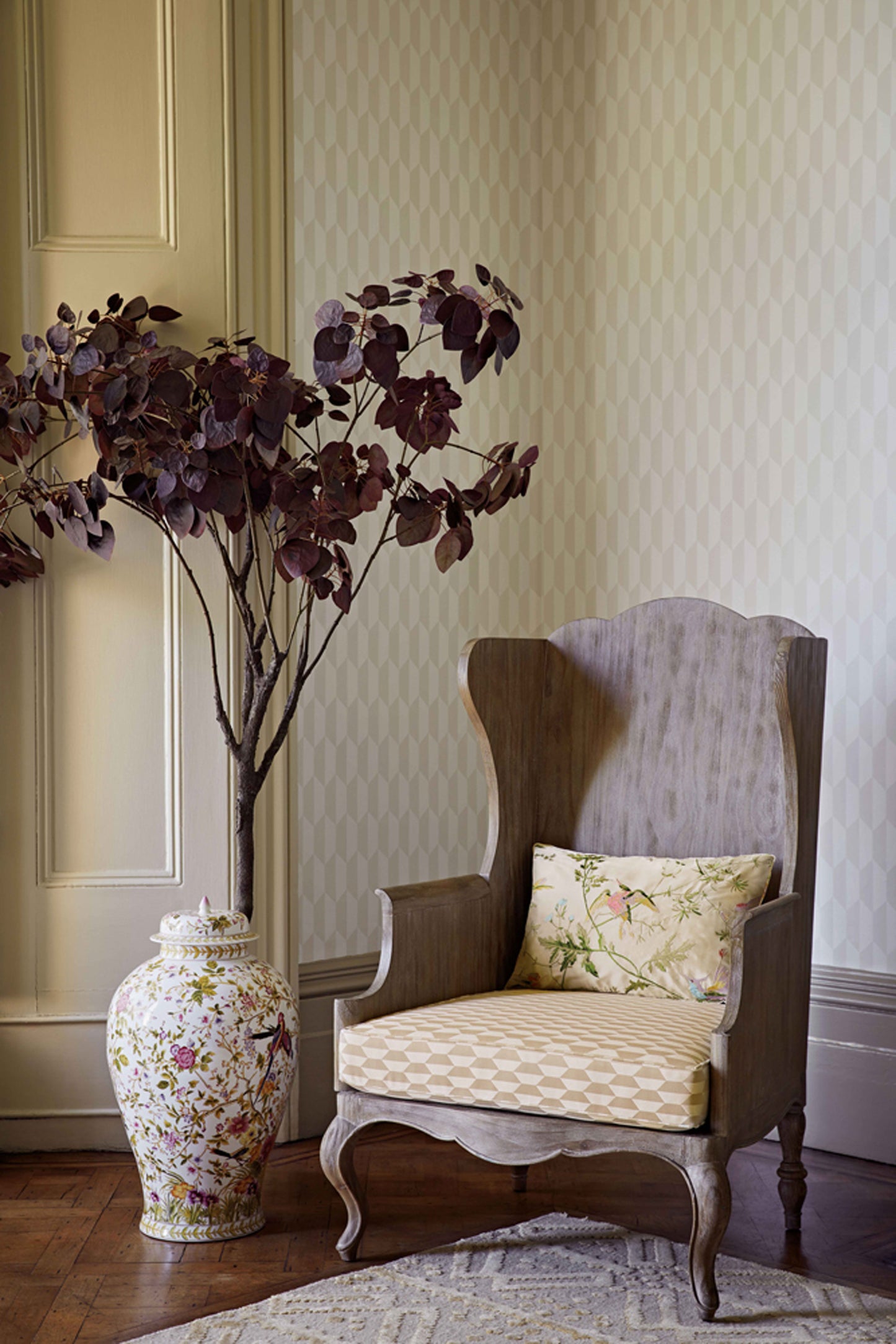 Hummingbirds Fabric F111/1002 By Cole & Son